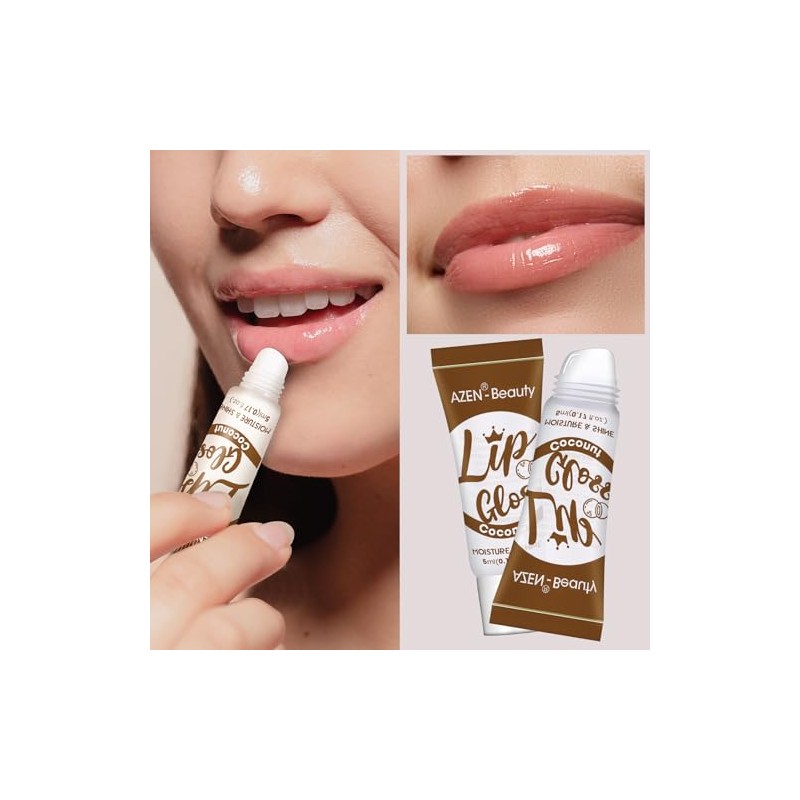 AZEN- Juego de 24 brillos de labios, brillo de labios