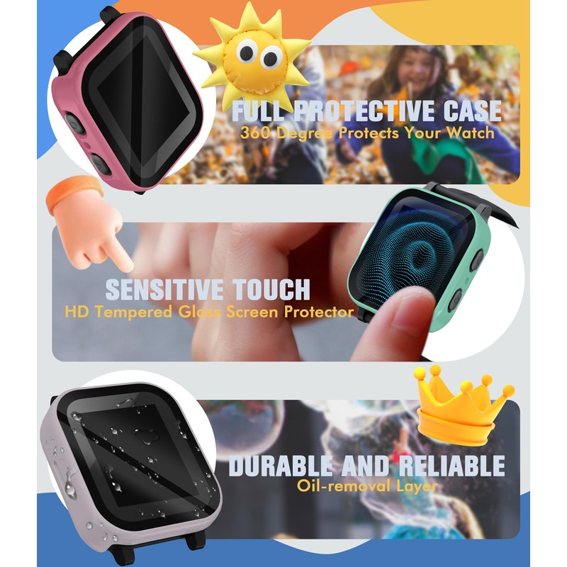 Seltureone 3 Pack Case Compatible with Gabb Watch 3/3e Screen