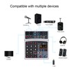 BMG‑04D 4 Channel Mixer 48V Phantom Power Stereo Recording 4