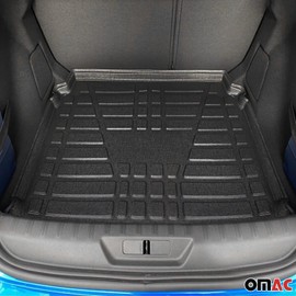 OMAC Cargo Mats Liner for Toyota Corolla 2003-2008 Black All-Weather TPE