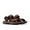 Clarks Men's Saltway Edge Sandal, Dark Brown Leather, Size 11
