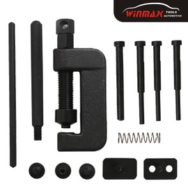 Chain Breaker Tool Kit, 13pc Motorcycle Chain Breaker and Riveting Repair Tool Kit