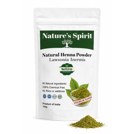 Natural Henna for hair | 100% Pure Lawsonia Inermis Leaf, Triple Sifted, Natural Hair Colour Deep Conditioning, Shine & Body, Vegan | Halal (100g)