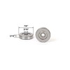 Yonico 3/16-Inch Inner Diameter Stub Router Bits Bearing 7/8-Inch OD