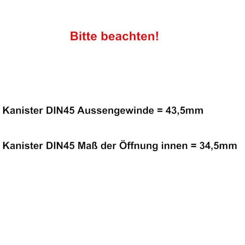 5 x Grid Lock Screw Lid Canister Lock DIN45 Lid