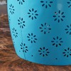 Christopher Knight Home Zula Lace Cut Iron Accent Table, Blue