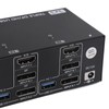 DisplayPort HD USB3.0 KVM Switch 8K At 60Hz 4K At