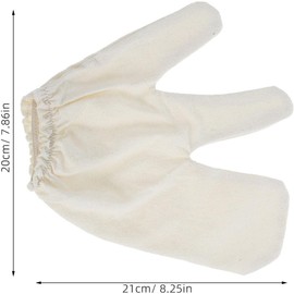 Guante Exfoliante Corporal de Seda Cruda Diseño Dos Dedos COLLBATH 1025I534XLH