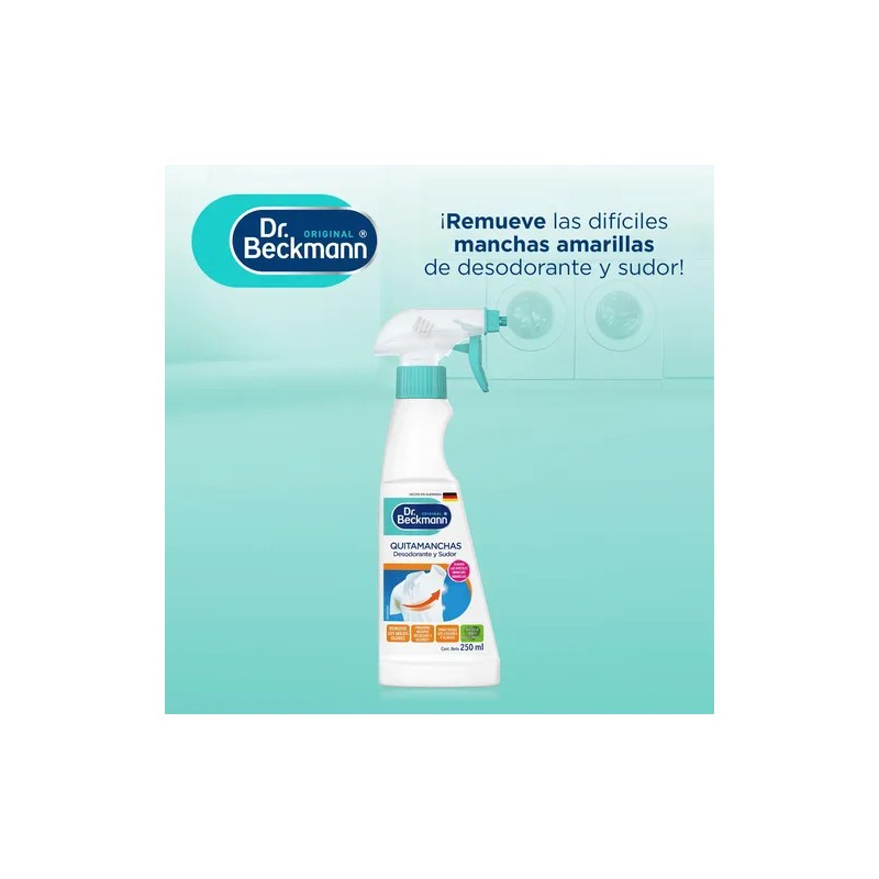 Quitamanchas Desodorante Y Sudor 250ml Dr. Beckmann