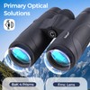 12x42 HD Adult Binoculars: Compact, Lightweight for Bird Watching, Travel,
