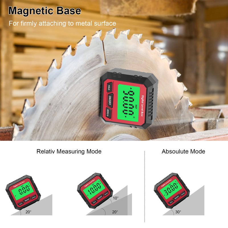 Digital Electronic Level and Angle Gauge, Angle Finder with Magnetic