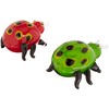 Dale Tiffany 2-Piece Lady Bug Art Glass Sculpture Set