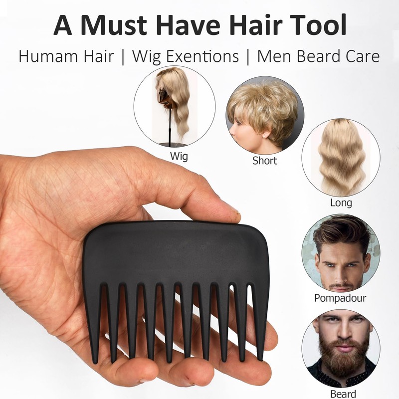 Professional Streaker Comb Anti-Static Wide Tooth Comb Styling Comb Detangling