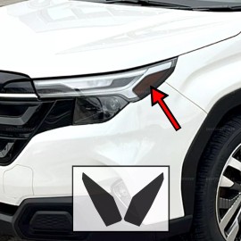 Deliciousticker For 2025 Subaru Forester SMOKE Headlight Side Marker Tint Overlay Decals Vinyl