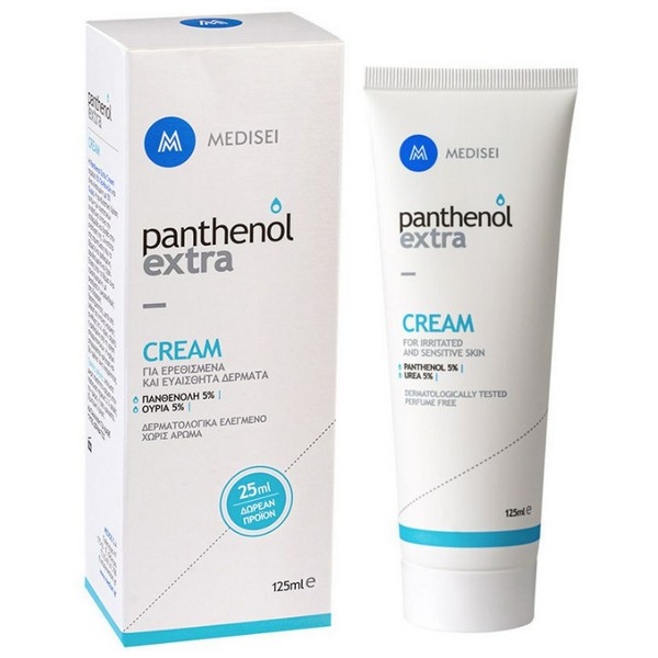 Panthenol Extra Cream for Irritated and Sensitive Skins 125ml (25ml