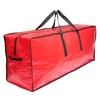 LinaLife Red Waterproof Material Christmas Tree Storage Bag Fits 7.5