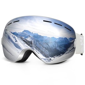 EXP VISION Snowboard Ski Goggles Men Women Youth Over Goggles Skiing Snowboard Goggles with Anti-Fog and UV400 Protection Double Lens Snow Goggles