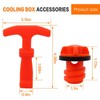 KOGUNXU Upgraded Cooler Maintenance Set T-Handle Latches & Drain Plug