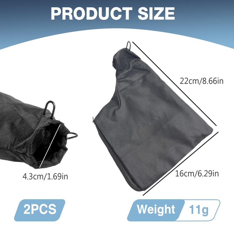 Asheyya 2 Pcs Mouse Sander Dust Bag for 255 Miter