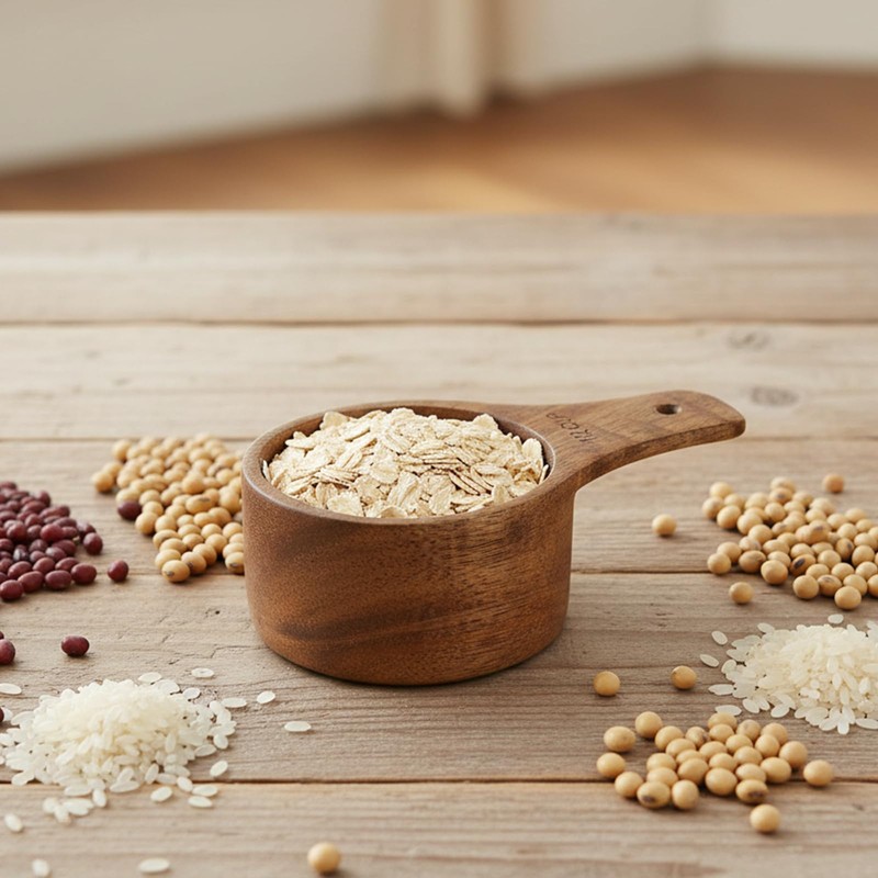 1/2 Cup Scoop Wooden Measuring Cups 1/2 Cup Measuring Cups