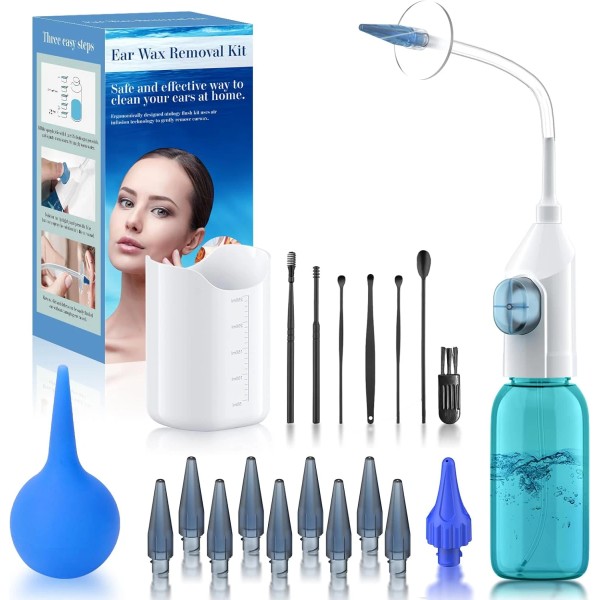 WEUANY Ear Syringe - Ear Wax Removal - Sucks Snot