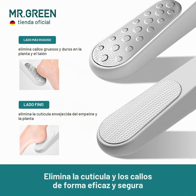 Lima de Pie de Doble Cara MR.GREEN 2208 de Acero