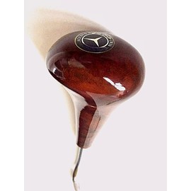 Gear Shift Knob Shifter Handle for Mercedes E Class W124 W107 1988-1994 Wood Walnut