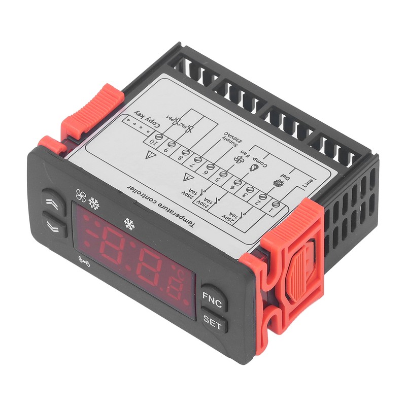 Temperature Controller Fahrenheit Celsius Switchable Digital Display NTC Sensor Thermostat