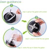 Blender 7 Fin Extractor blade assembly with rubber gasket compatible
