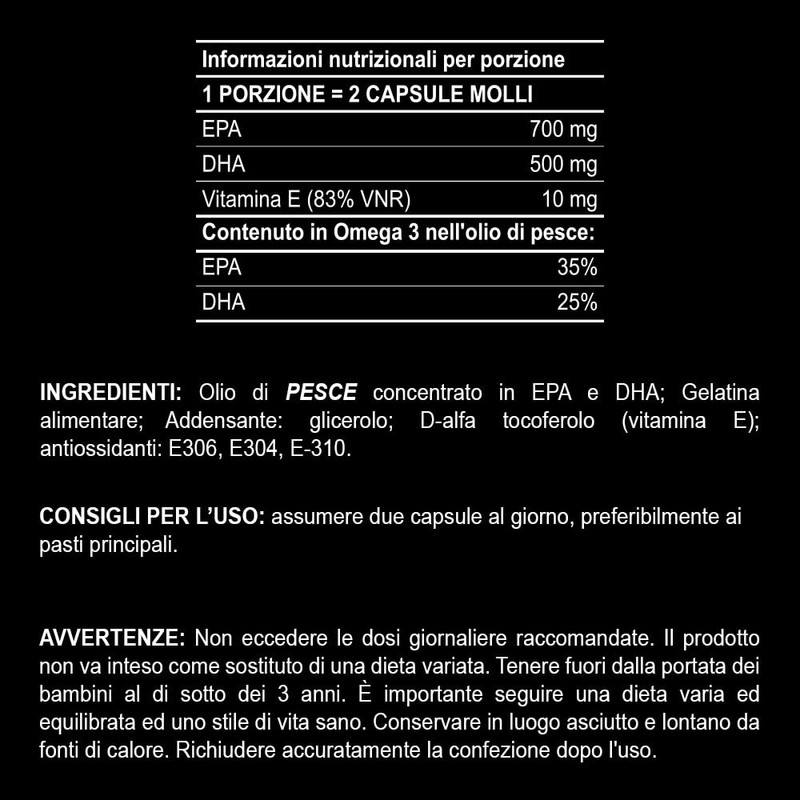 EUROSUP OMEGA MAX | Omega 3 60% | Alta Concentrazione