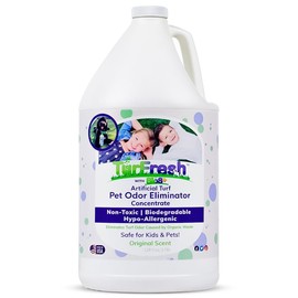 TurFresh BioS+ Artificial Turf Pet Odor Eliminator - Organic, Non-Toxic, Enzyme Concentrate - Safe for Use Around Kids, Pets, & Plants, 1 Gallon
