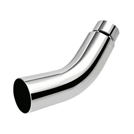 Floshine Diesel Exhaust Elbow Tip, Side Exit Exhaust Tip, chromed Turndown Exhaust Tip (5'' inlet/6'' outlet)