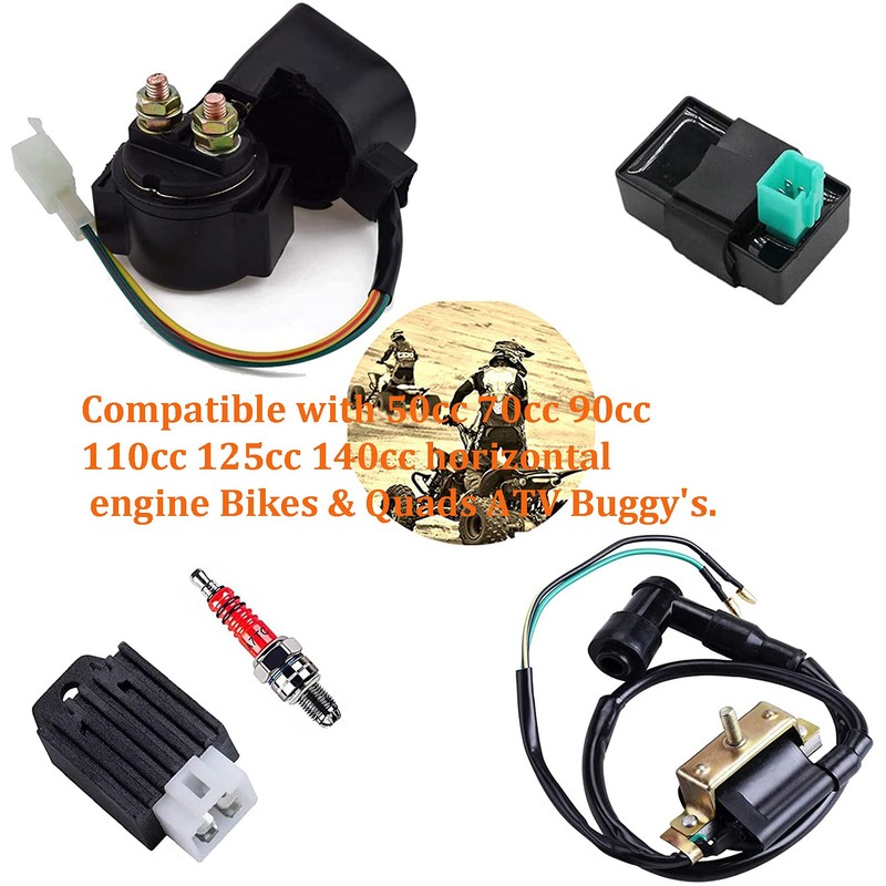 5 Pin CDI Regulator Rectifier Relay Fuel Filter Ignition Coil
