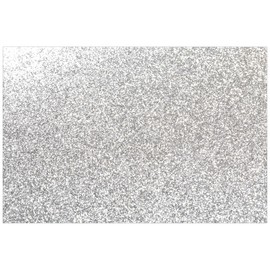 Time 4 Craft Glitter Paper - Sparkle up Your Creations with 11.8" x 8.3" Silver Color 235g Sheets, Ideal for DIY Crafts and Art Projects, 12pcs