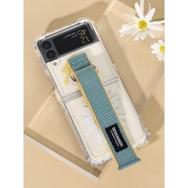 Design Skin (신세계김해점)( 갤럭시 Z플립5 ) 피닉스 범퍼 스포티스트랩-데이지/민트 ITM26825 (Shinsegae Gimhae) (Galaxy Z Flip 5) Phoenix Bumper Sport Strap - Daisy/Mint ITM26825