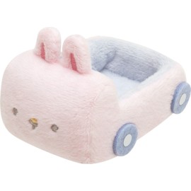 San-X Sumikko Gurashi MF20201 Sumikko Gurashi Collection Palm-Sized Plush, Rabbit My Star Room, Bunny Car