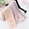 Women's Summer Solid Bubble Ice Silk Breathable Sunscreen Arm Sleeves with Sweet Mesh Riding Pearl Black + Free Size 15ea