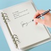 90 Sheets A5 6 Ring Blank Paper Binder Refills, Blank