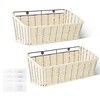 GRANNY SAYS Wicker Hanging Basket, 2 Pack Storage Baskets for