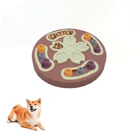 Interactive Pet Treat Dispenser - Slow Feeder, Brain Game, Puzzle, Improve IQ, Digestion, Reflexes, Train Body & Mind, Cats, Dogs, Pets, Amusing Colours, Intuitive Clever Design Bowl, 13 Treat Pockets