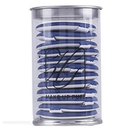 Nilo cushion round air puff 12p + round case set, navy, 1 set / 닐로 쿠션 원형 에어퍼프 12p + 원형케이스 세트, 네이비, 1세트