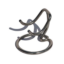 THE ASCENT MEMORIAL Display Stand for Small Keepsake Urns, Brass Silver Finish Beautiful Keepsake URN Holder for Small Cremation Urns (Urns for Ashes), Holder for Mini Urns