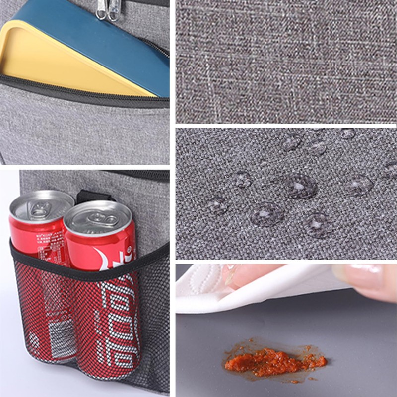 1 Piece Aluminum Foil Insulated Bag, Leakproof Lunch Box Bag,