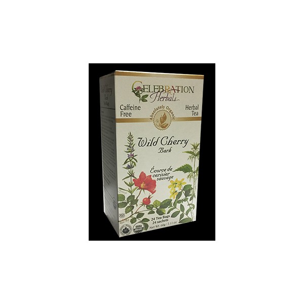 Celebration Herbals Wild Cherry Bark Tea (Organic) - 24 Tea Bags