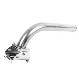 Weather Station Mounting Pole, Antennas Angle Bracket Multifunctional Cold Rolled Steel Wall Mounted Easy Installation Space Saving for Home