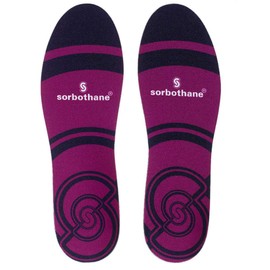 Sorbothane Unisex's 091566827 Insoles, Purple, EU 42 (UK 8)