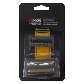 2024 New Shaver Replacement Foil and Cutters for PRO Double FXFS2 Metal shaver foil replacement, Bright Black