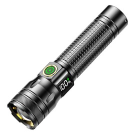 Taschenlampe LED Aufladbar,2000 Lumen LED Taschenlampe Extrem Hell mit 3 Modi,Zoombare Mini Taschenlampe mit Langer Laufzeit,IP65 Wasserdicht Flashlight für Camping Angeln Notfall Outdoor
