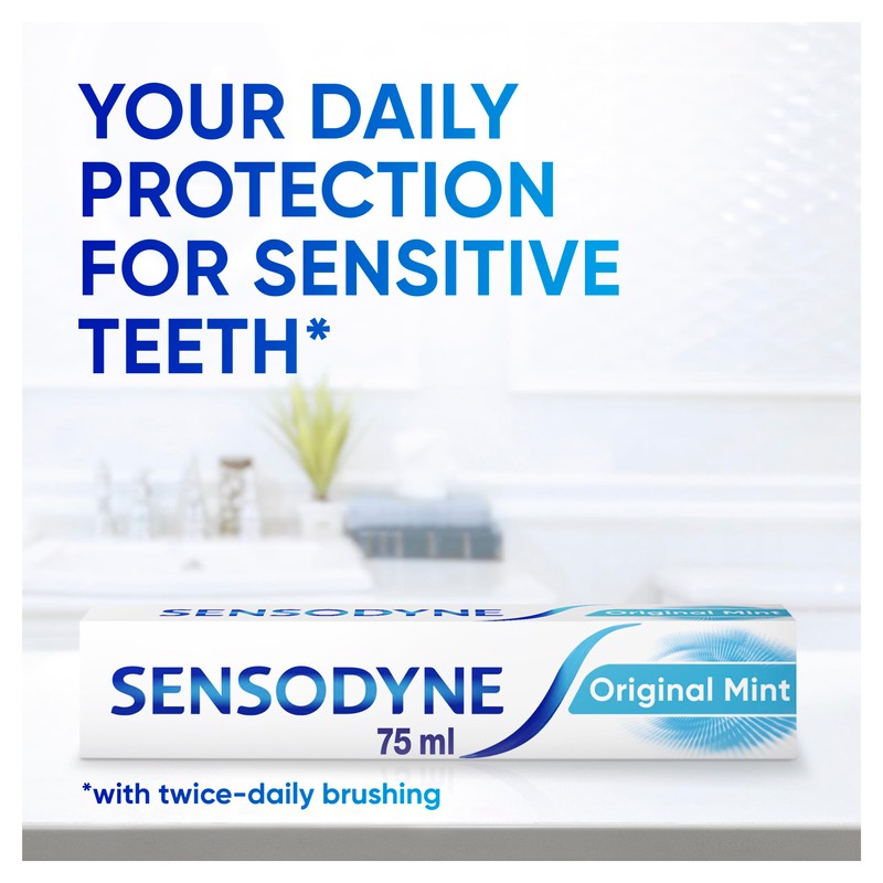 Sensodyne Sensitive Toothpaste Daily Care Original Mint 75 ml