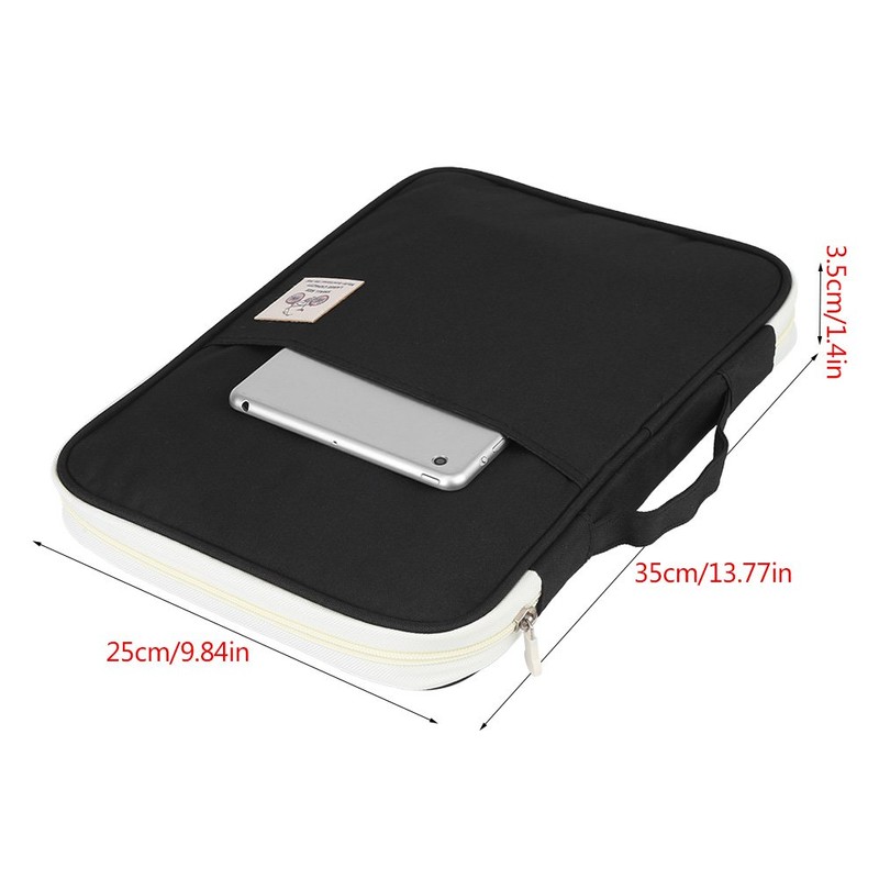 Multifunctional Business A4 Waterproof Document Bag, Portfolio Organiser Bag with